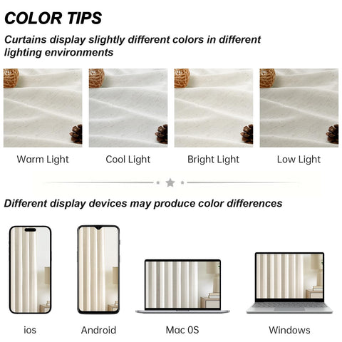 Topfinel machine-washable curtains are easy to care for and maintain