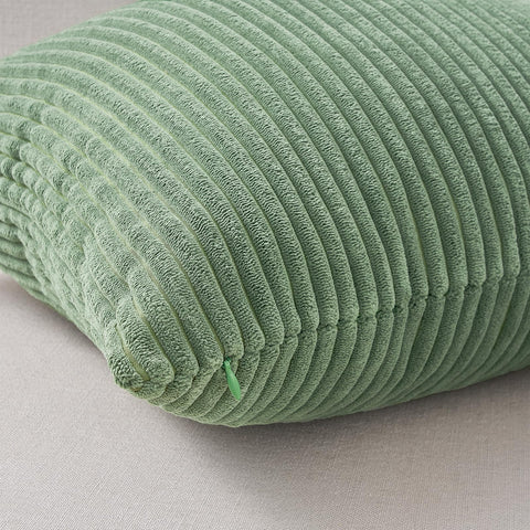 Topfinel olive-green corduroy pillow cover texture for durable everyday use