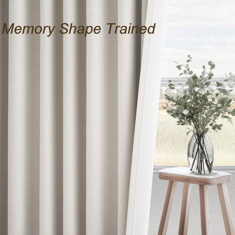 Topfinel thermal and sound insulation curtains help maintain calm, energy efficiency.