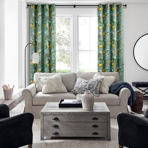 Topfinel two-panel set simplifies window dressing with easy hanging