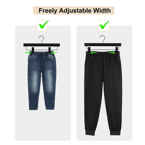 TOPIA HANGER 20-pack set keeps outfits organized in one place.