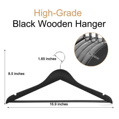 TOPIA HANGER 360° chrome hook rotates for easy access to clothes.