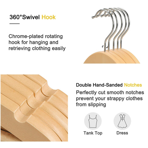 TOPIA HANGER 360-degree hook for easy access and rotation