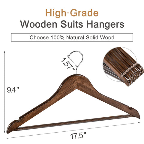 TOPIA HANGER 360° swivel hook shown for easy garment access.