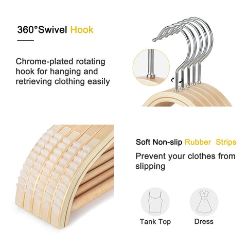 TOPIA HANGER 360° swivel hook for easy viewing and access.