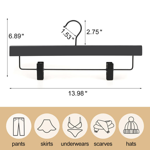 Topia Hanger adjustable clips with soft protectors prevent snagging and noise