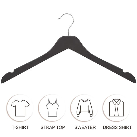 Topia Hanger features non-slip 0.51-inch notches that keep straps in place.