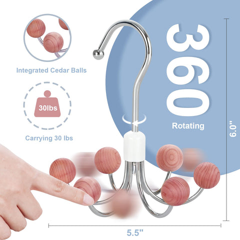 TOPIA HANGER cedar balls on hooks add natural scent to stored fabrics