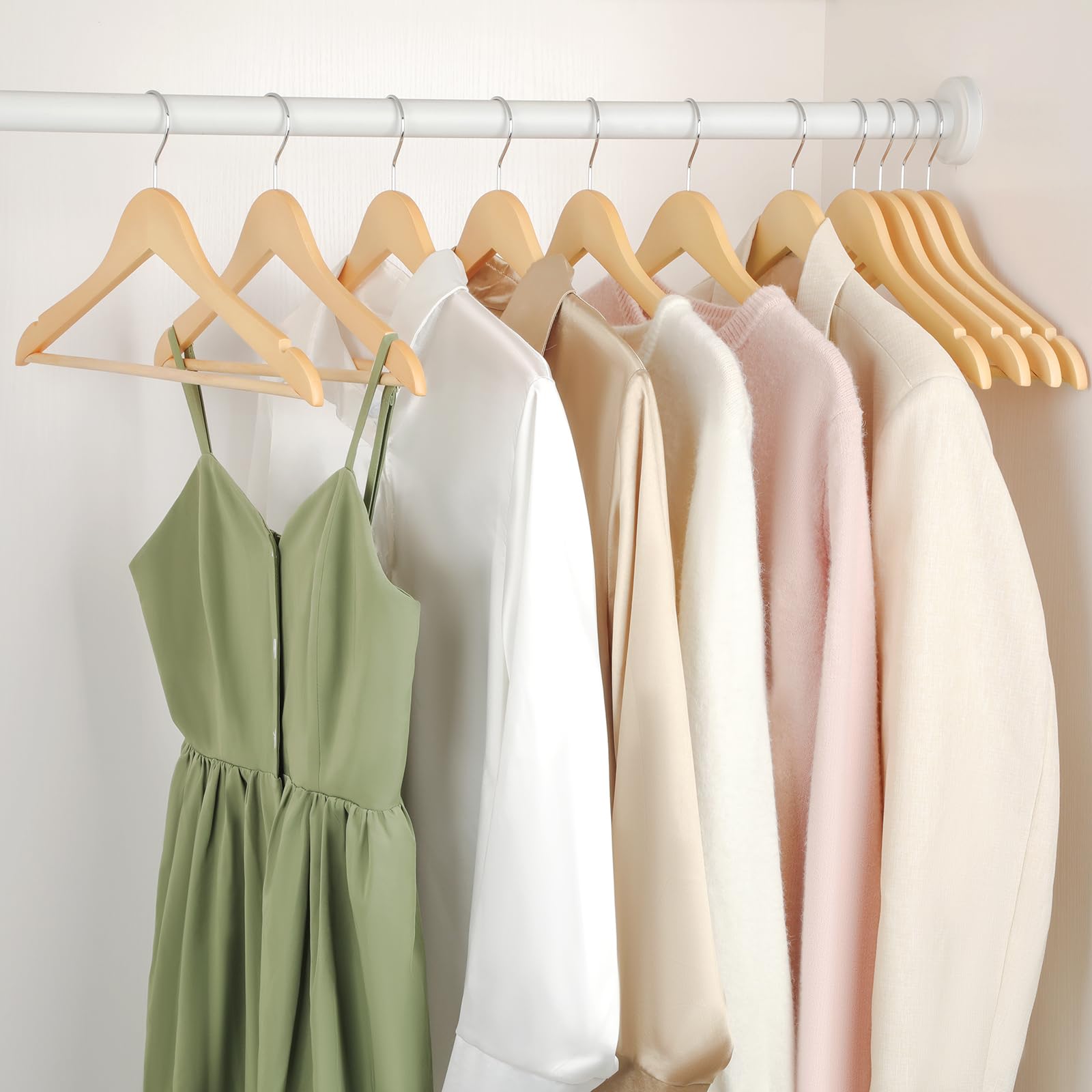 TOPIA HANGER closet organization solution for coats and shirts