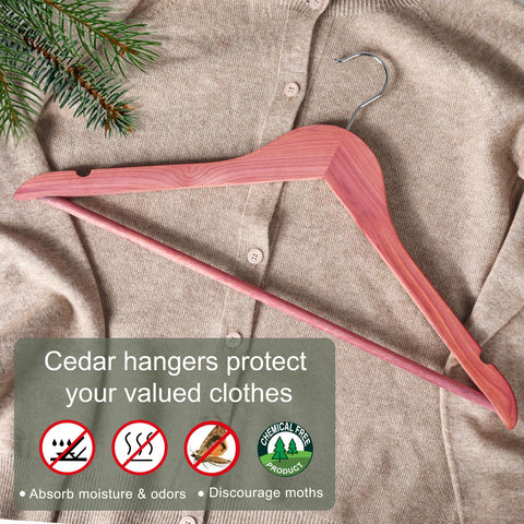 TOPIA HANGER ergonomic shoulder design preserves garment shape