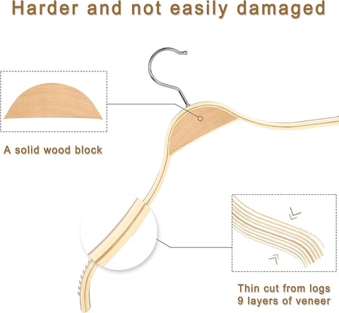 TOPIA HANGER lightweight multi-layer veneers offer durability