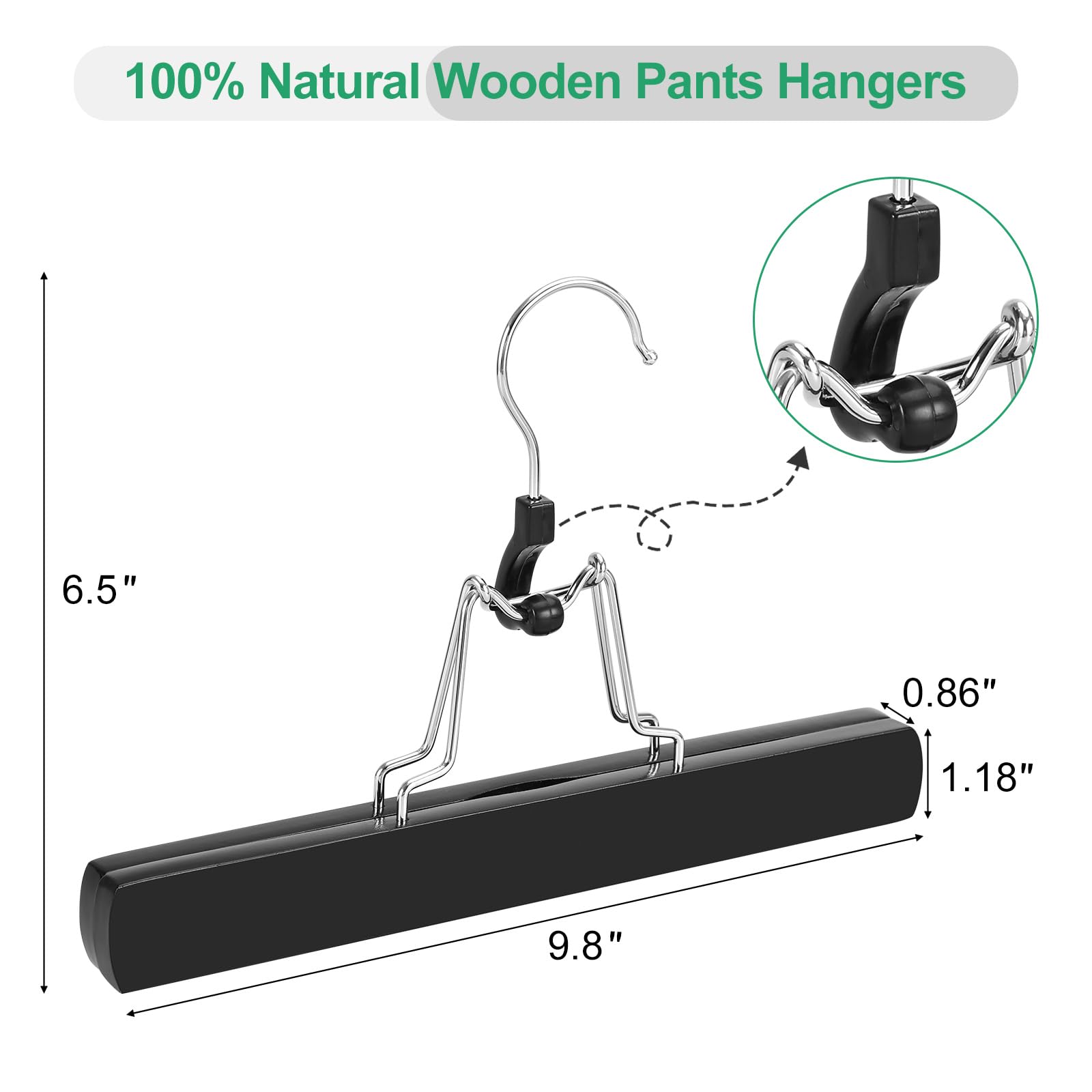 TOPIA HANGER non-slip hanger with felt liner keeps garments securely in place