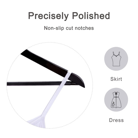 TOPIA HANGER non-slip pants bar prevents slipping when pairing pants with suits