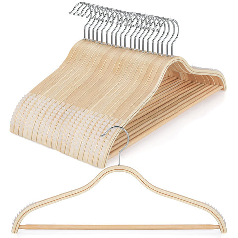 TOPIA HANGER non-slip shoulder tips keep dresses secure and prevent slipping.