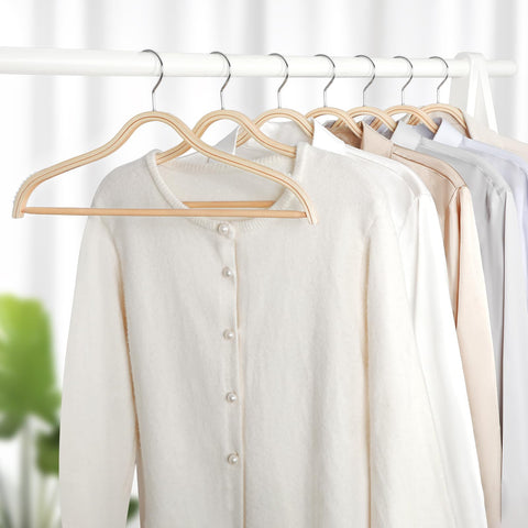 TOPIA HANGER pack10 wooden hangers for organized closets