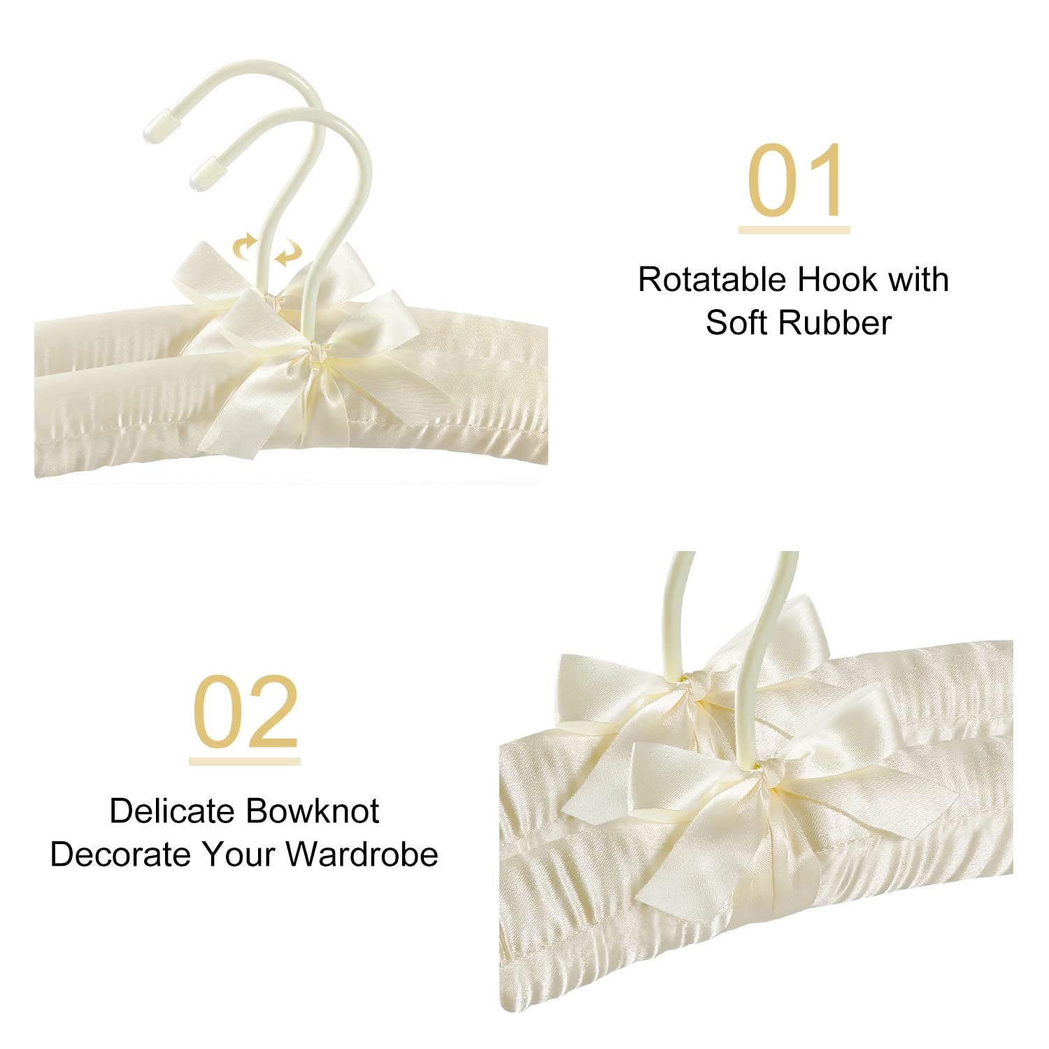 Topia Hanger padding closeup shows dense foam cushioning for gentle support.