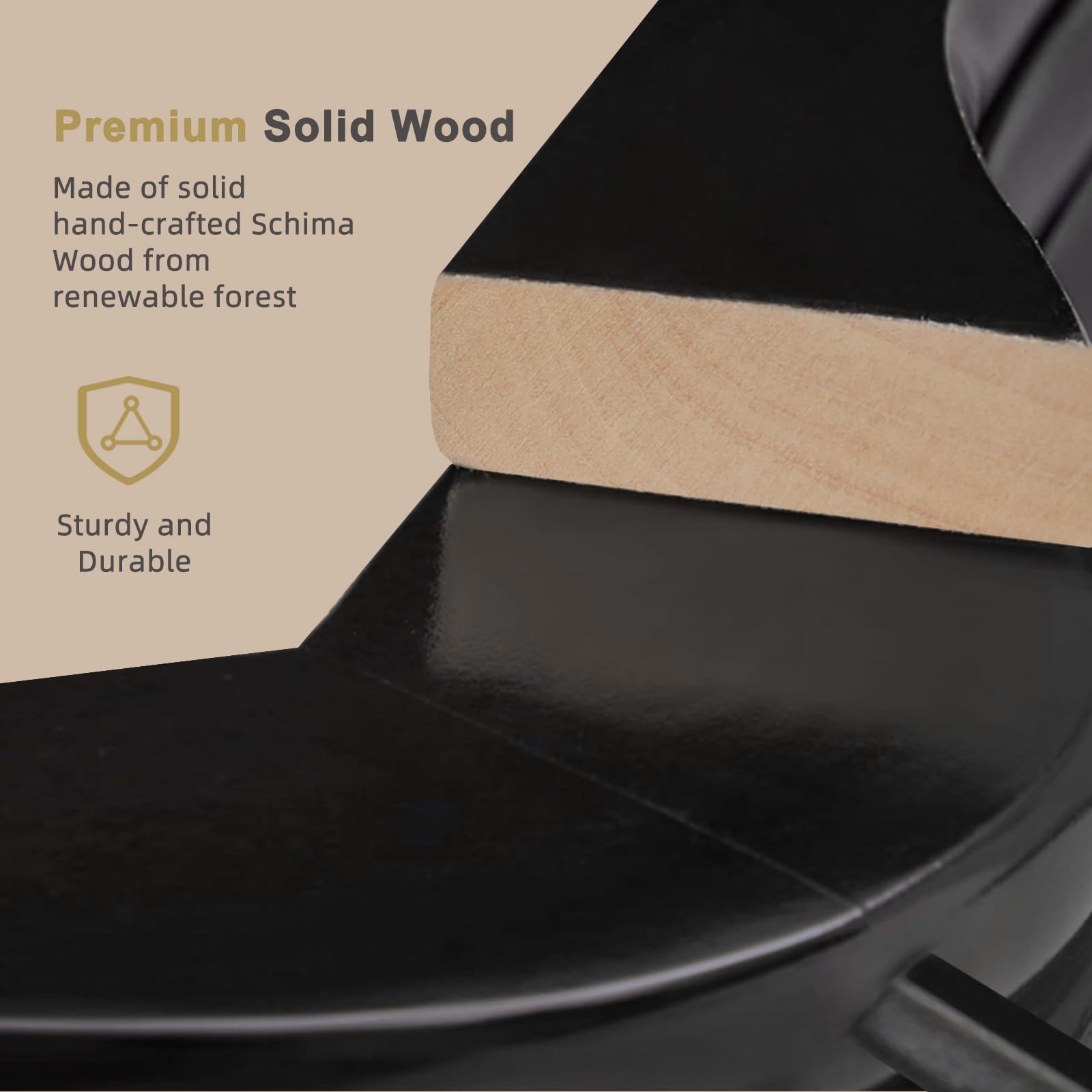 Topia Hanger 0.53-inch thickness provides sturdy support for bulky garments
