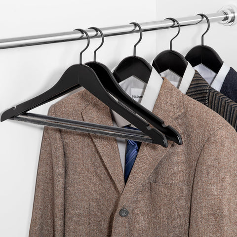 Topia Hanger glossy coating resists moisture for a premium look and longevity