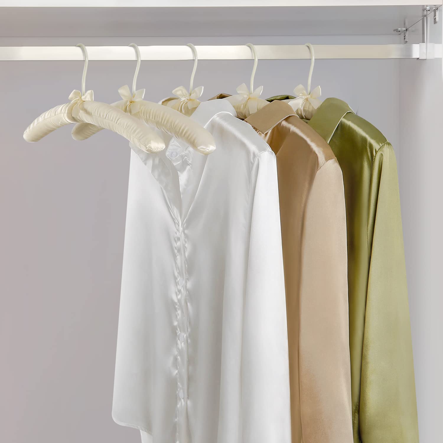 Topia Hanger satin bow detail adds an elegant, gift-ready touch.