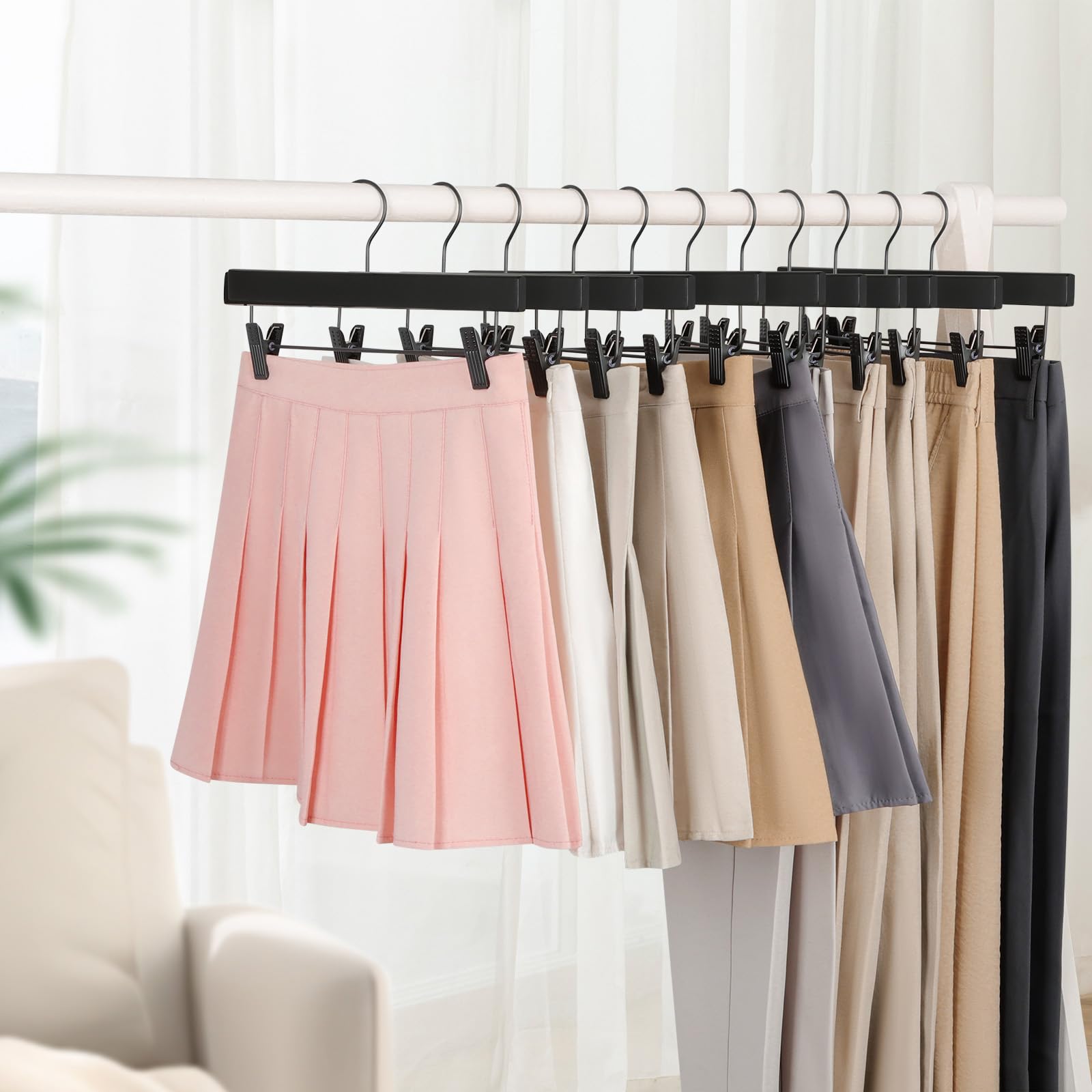 Topia Hanger smooth finish helps protect fabrics from snags and moisture