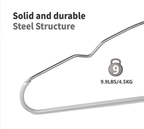 TOPIA HANGER stainless steel construction closeup demonstrating durability.