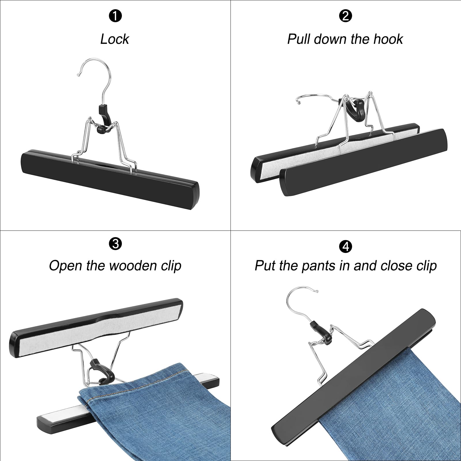 TOPIA HANGER sturdy wood and rust-resistant chrome ensure long-lasting use