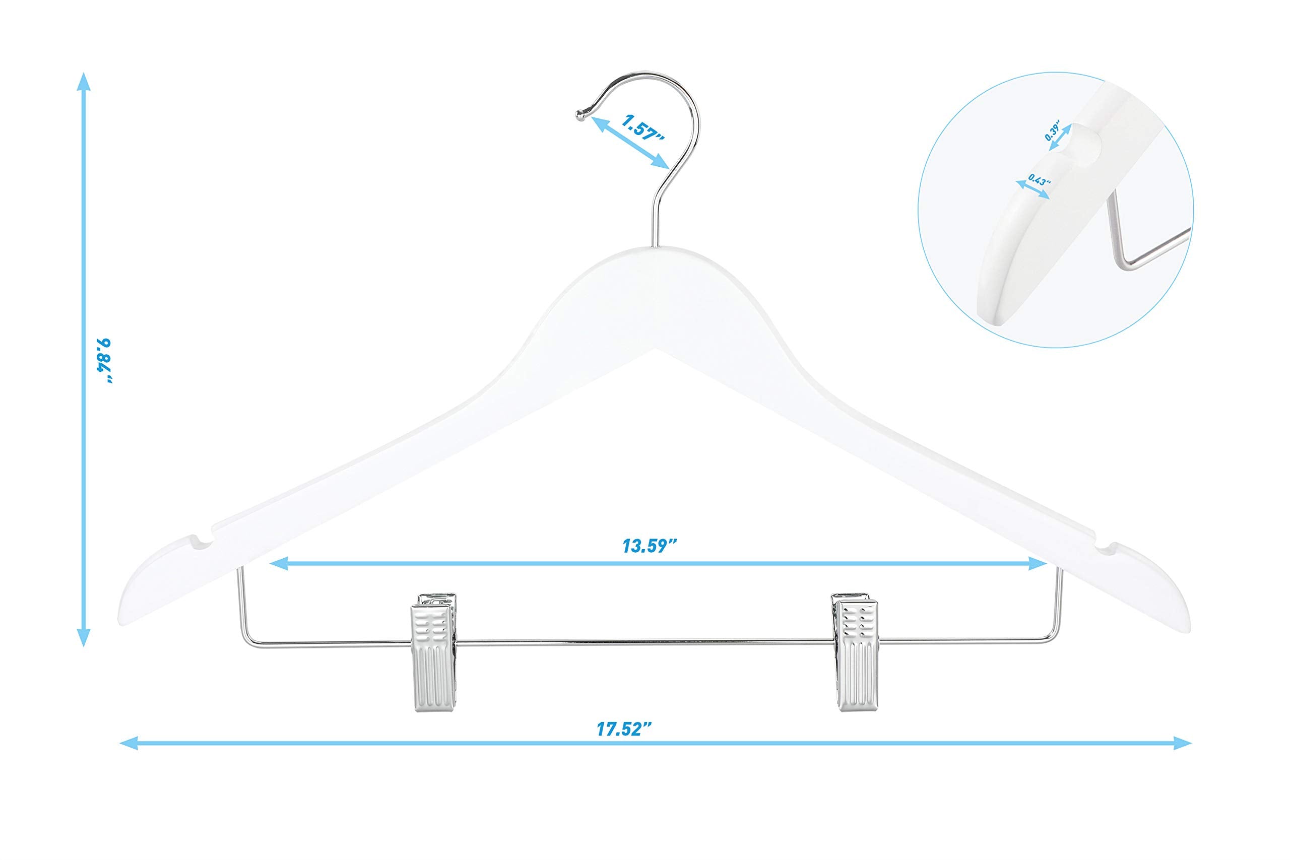 TOPIA HANGER two-in-one outfit organization for closet efficiency.