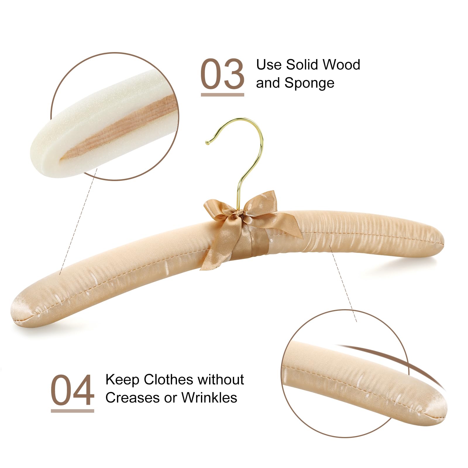 TOPIA HANGER wood-core construction supports heavy coats without warping