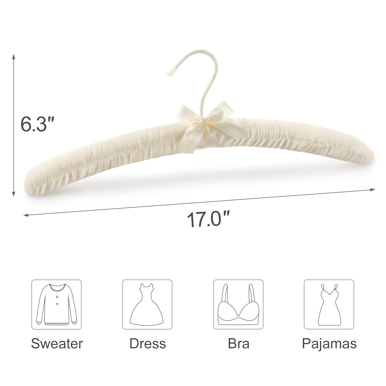 Topia Hanger wood-core design offers durable support for heavy coats.