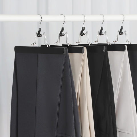TOPIA HANGER wooden hair extension hangers prevent slipping and maximize closet organization