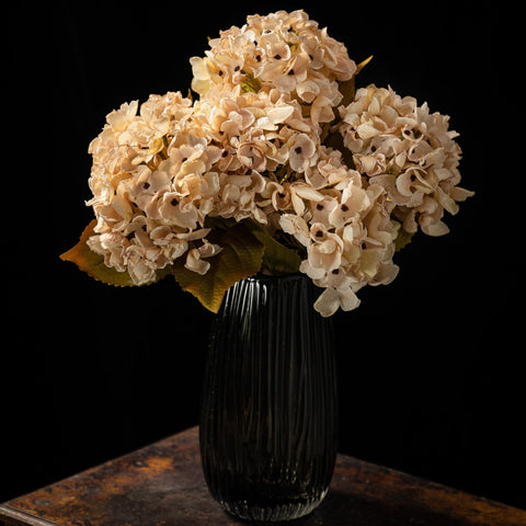 Topia home and office decor idea using silk hydrangea for calm elegance.