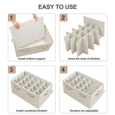 TOPIA HOME shoe organizer in a closet setup for organized storage