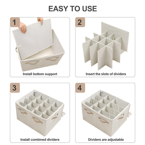 TOPIA HOME dustproof cover protects contents while preserving quick visibility