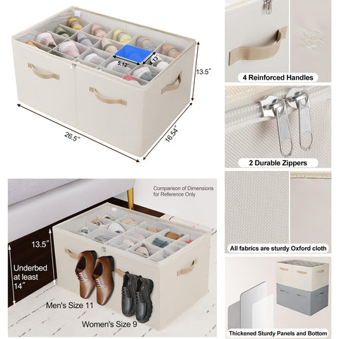 TOPIA HOME shoe organizer foldable design shown for compact storage