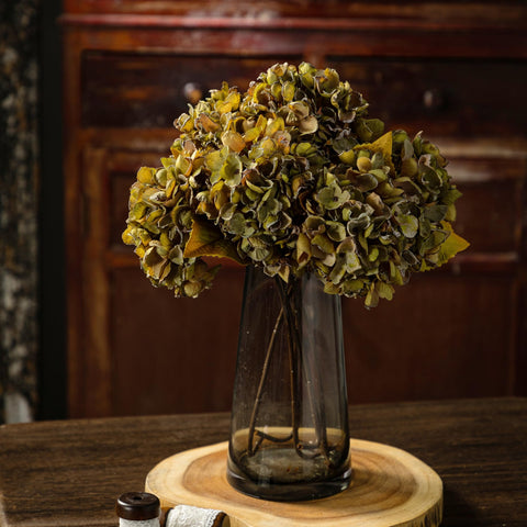 TOPIA realistic hydrangea texture and color for refined autumn displays.