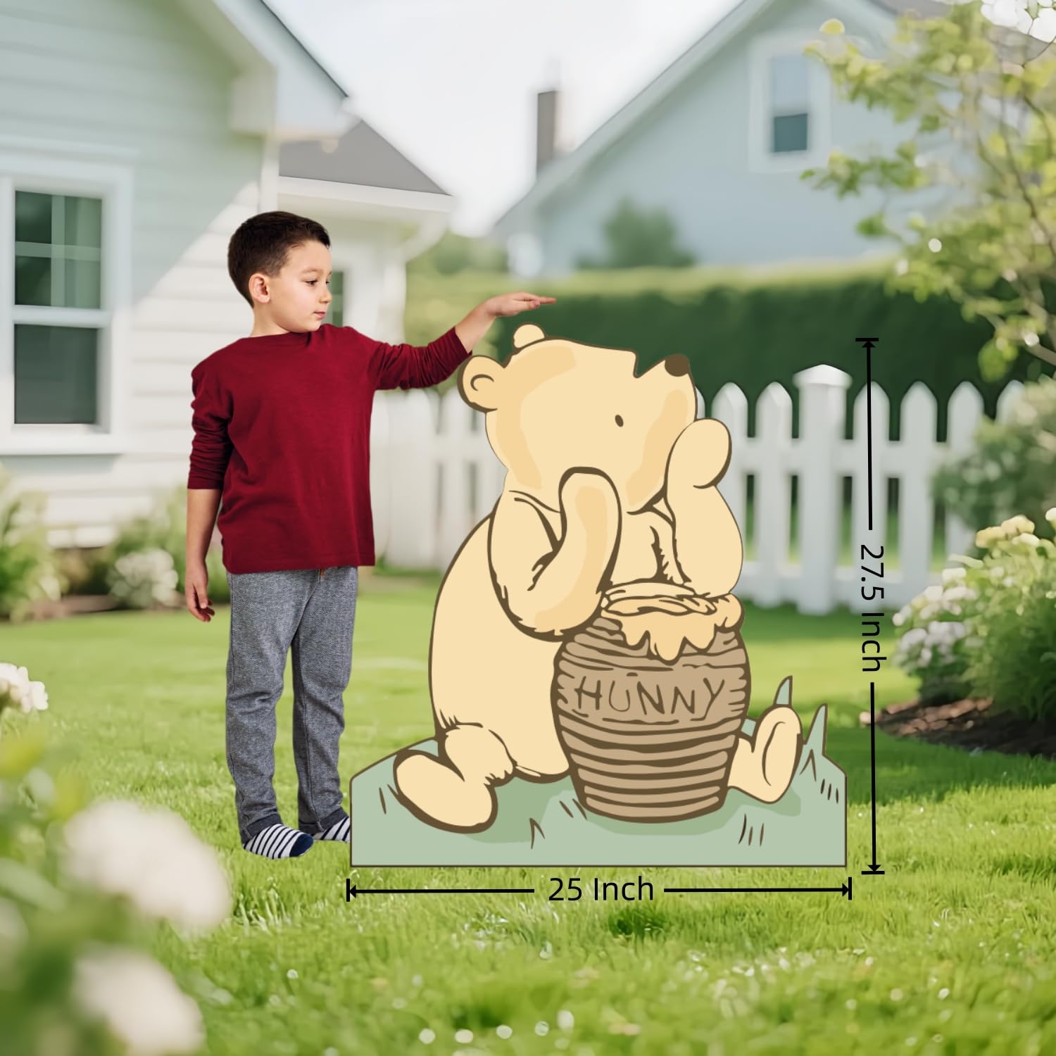 TopJianyu bee stickers add whimsical Pooh accents for charming setups