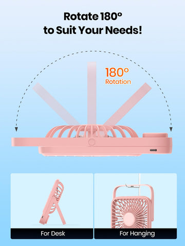 TOPK travel companion fan for cruises and commutes