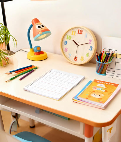 Topkey versatile clock ideal for bedrooms, offices, and study areas.