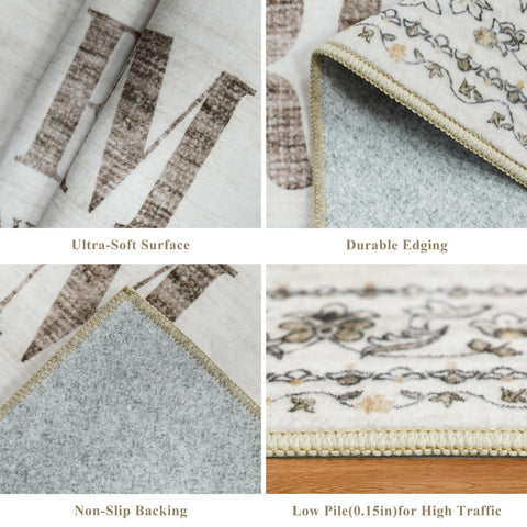 TOPRUUG laundry rug versatile for laundry, kitchen, hallways.