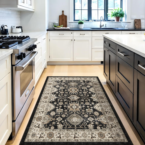 TOPRUUG 3x4 non-slip entry rug for busy doorways.