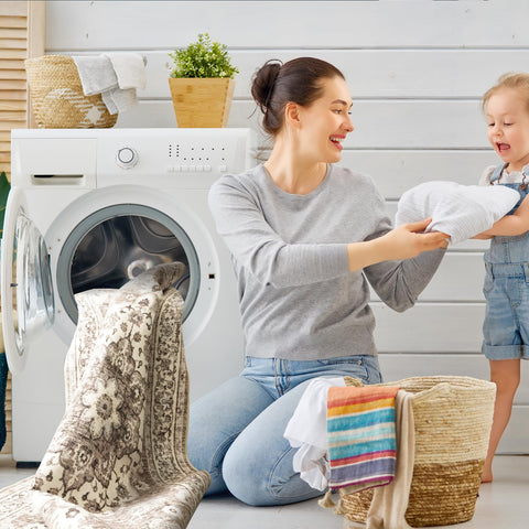 TOPRUUG stain-resistant rug lets you wipe spills easily.