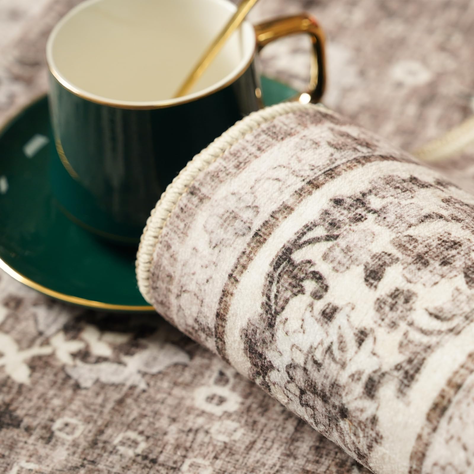 TOPRUUG rug with TPE backing provides secure anti-slip grip.