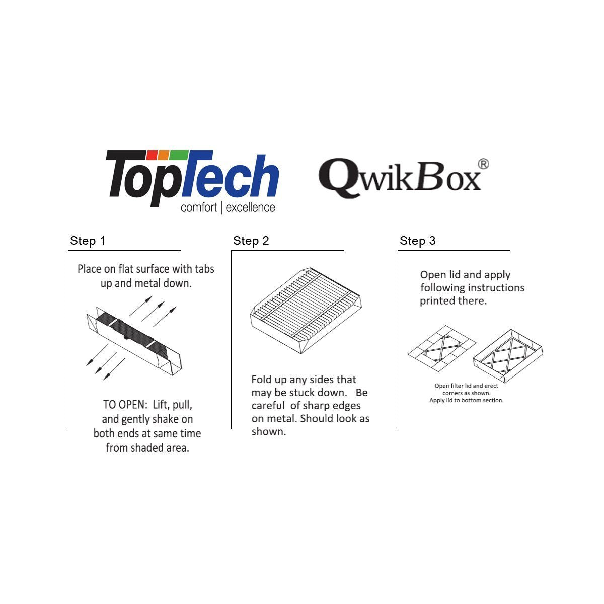 TopTech TechPure MERV 11 filter for improved indoor air quality and easy replacement.