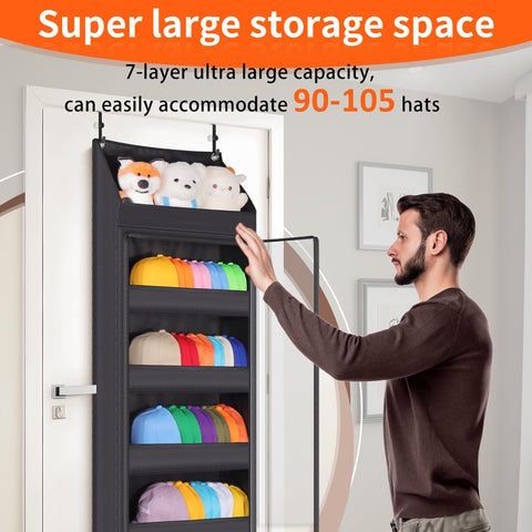 Toread multi-purpose cap organizer suits nurseries, bathrooms, and bedrooms.