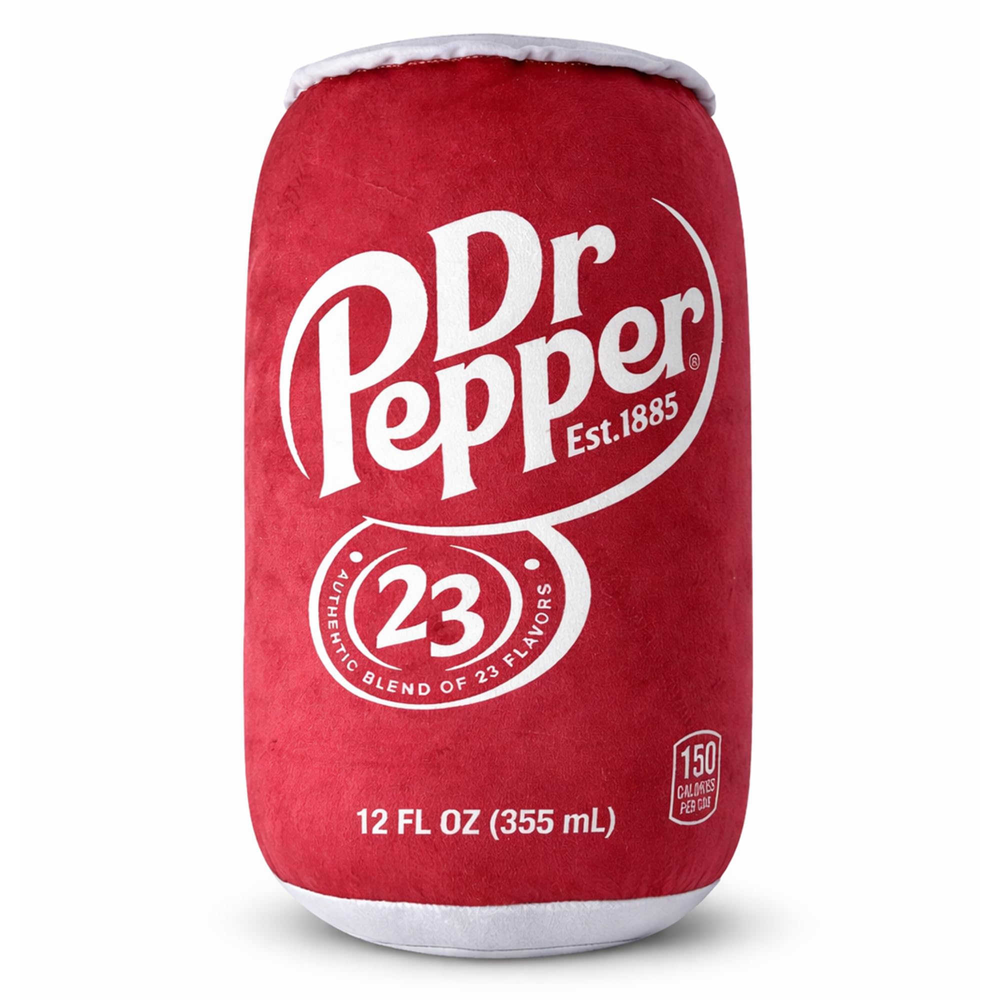 Torendi Dr Pepper Pillow soda-can design offers soft plush comfort for lounging at home