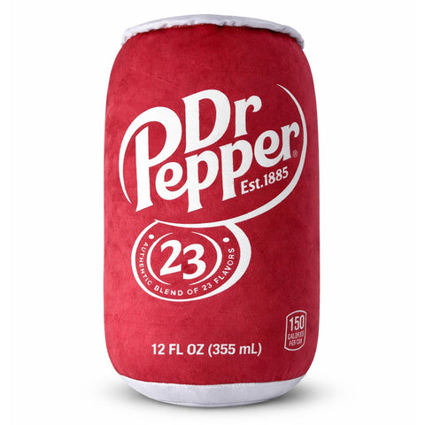 Torendi Dr Pepper Pillow soda-can design offers soft plush comfort for lounging at home
