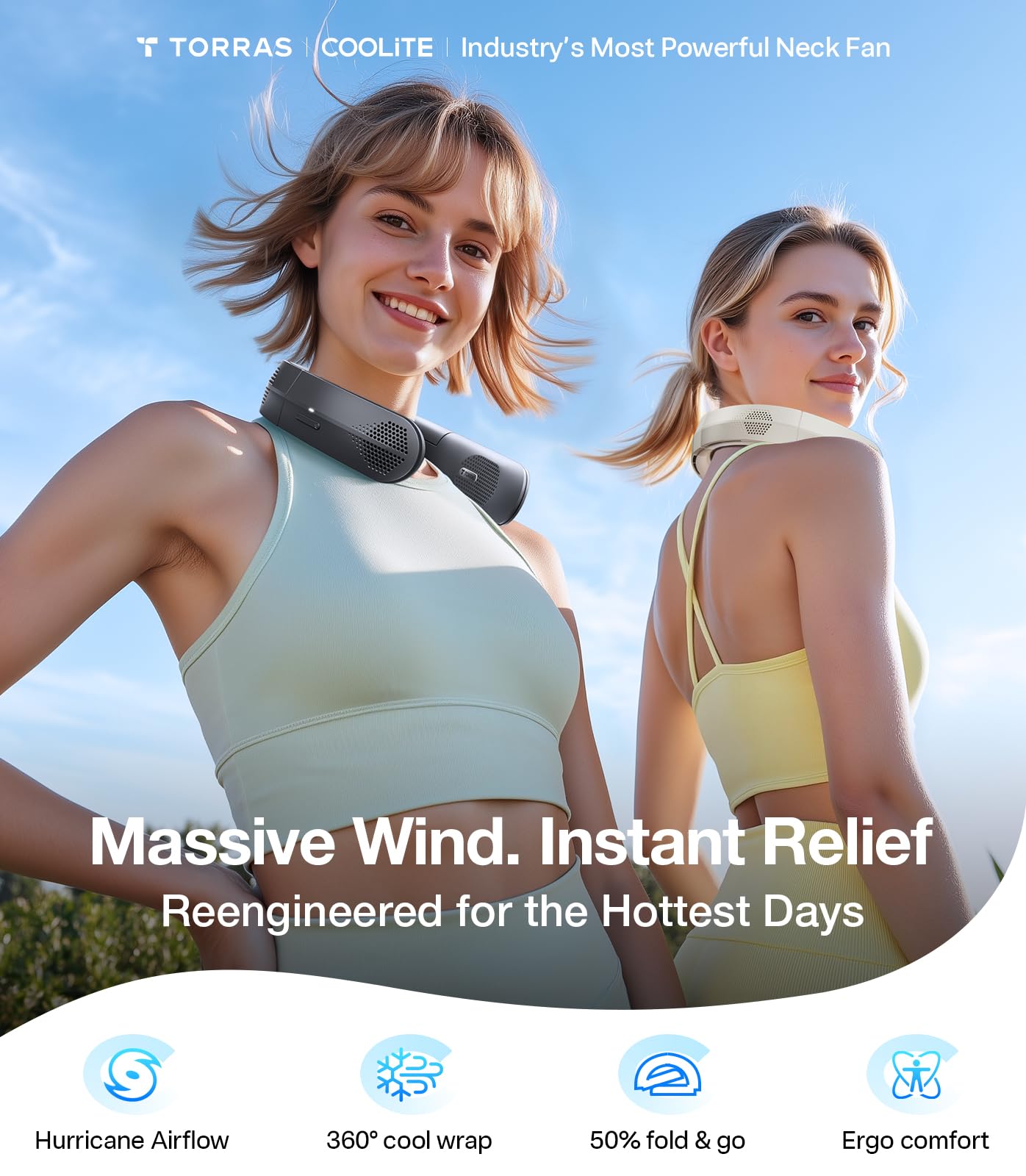 TORRAS COOLiTE delivers 360° cooling around the face