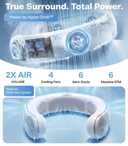TORRAS COOLiTE dual air ducts provide balanced neck cooling