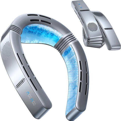 TORRAS COOLiFY Cyber Fold neck air conditioner front view showing targeted cooling