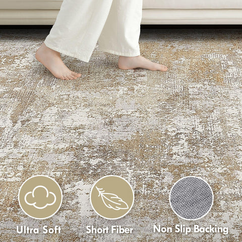 Tortania rug is kid and pet friendly for family living.